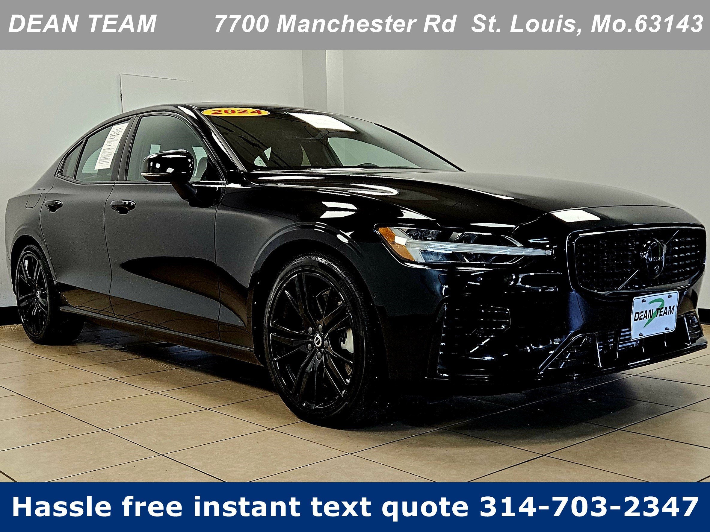 2024 Volvo S60 Recharge Plug-In Hybrid Plus Black Edition