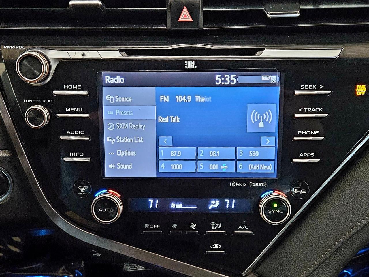 2018 Toyota Camry XLE V6 AUTO